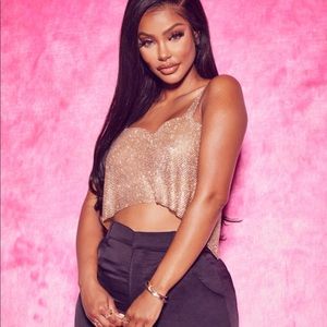 Beautiful diamond glitter top